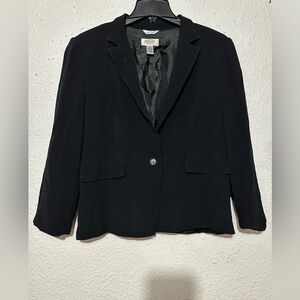 Talbots Classic Black Blazer